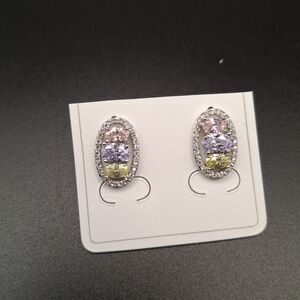 Elegant Multicolor Gemstone Earrings